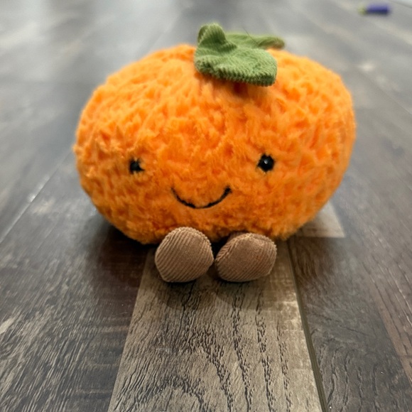 Jellycat Other - Jellycat Blue Drawstring Bag with Orange Details